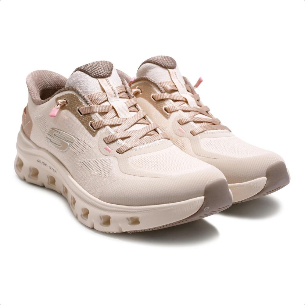 Tênis Skechers Glide Step Pro Feminino Bege 3