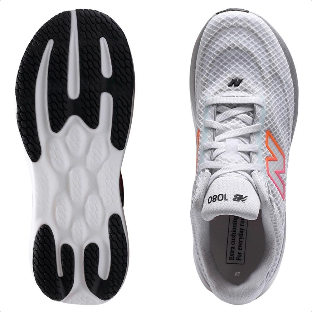 Tênis New Balance Infinion 1080 V15 Feminino Branco/Cinza 6