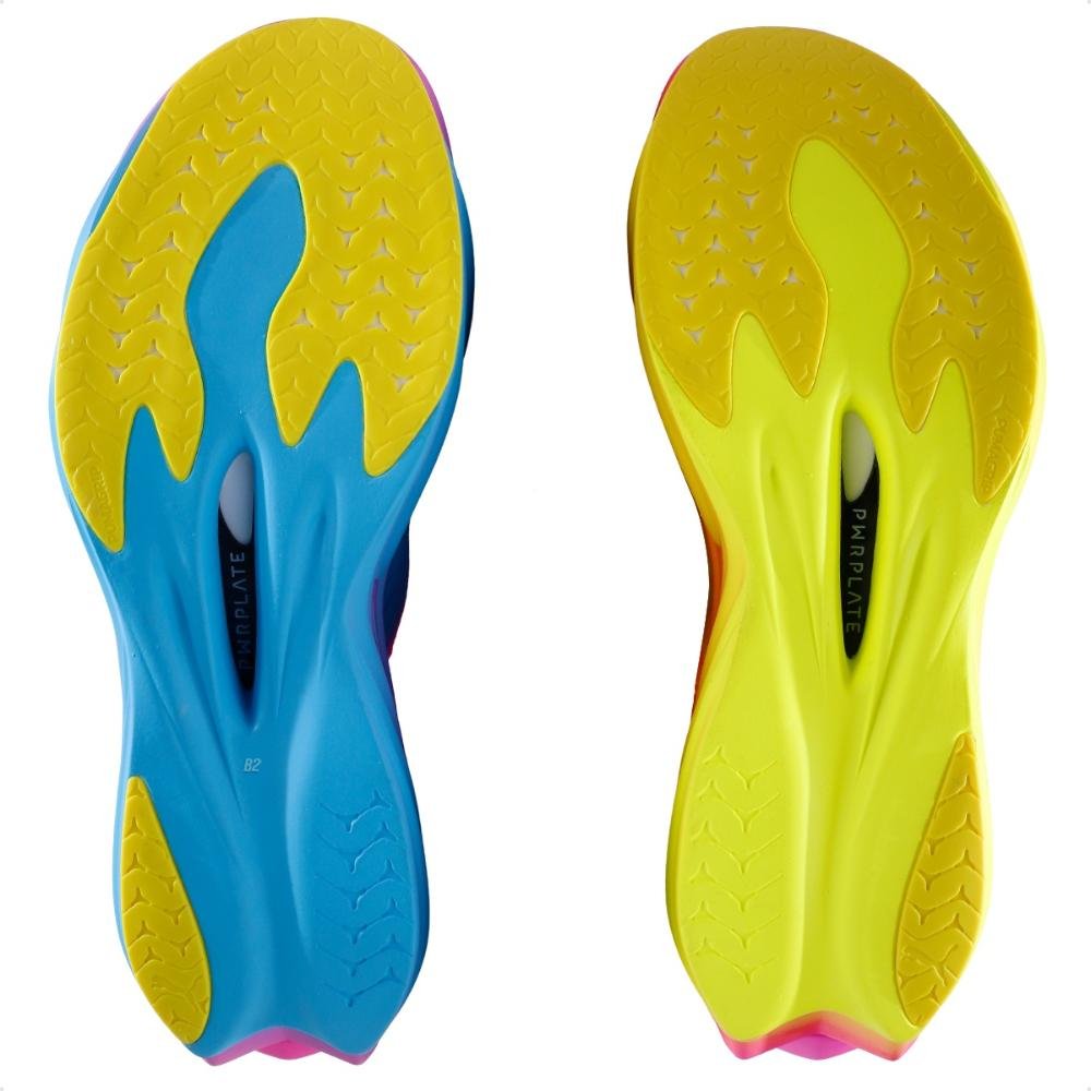 Tênis Puma Deviate Nitro Elite 4 St Feminino Rosa/Azul 7
