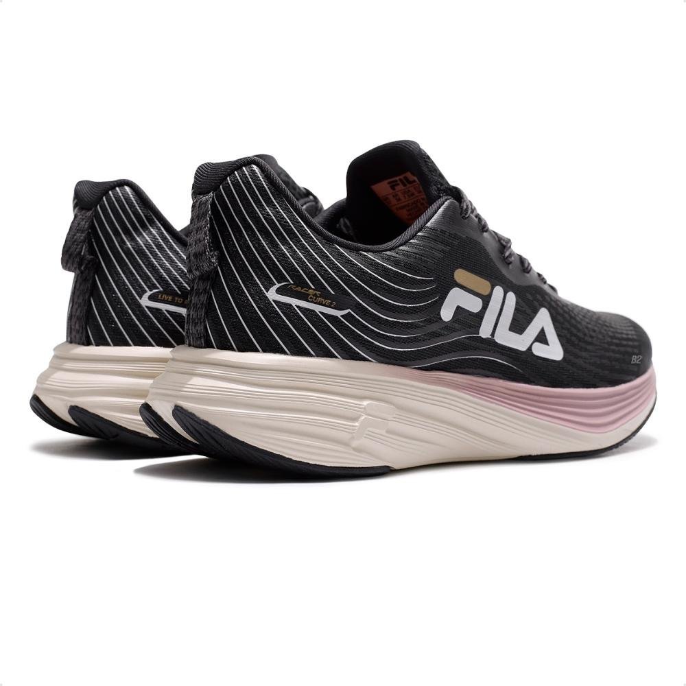 Tênis Fila Racer Curve 2 Feminino Preto 5