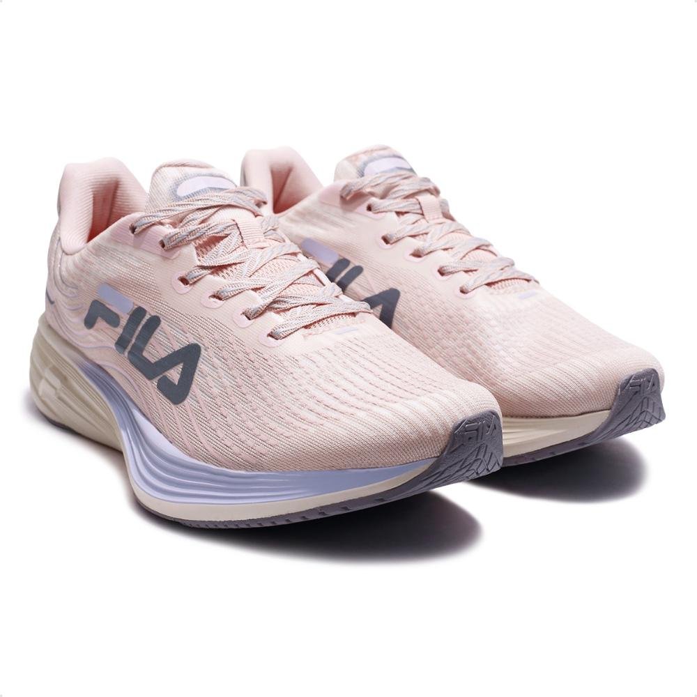 Tênis Fila Racer Curve 2 Feminino Rosa Claro / Cinza 3