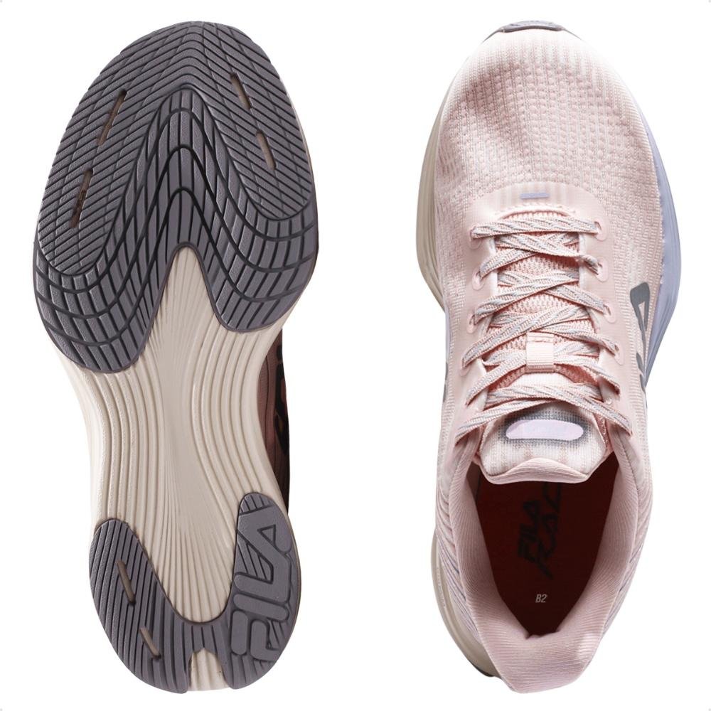 Tênis Fila Racer Curve 2 Feminino Rosa Claro / Cinza 6