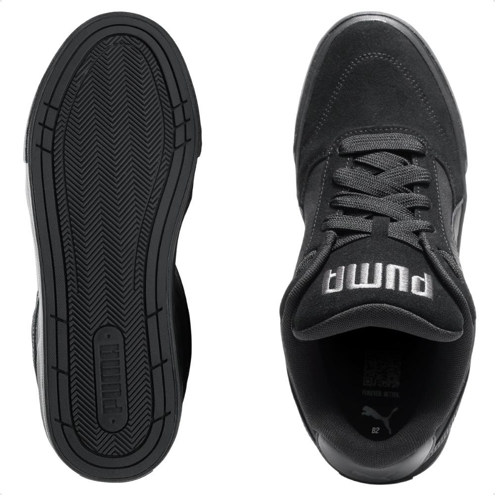 Tênis Puma CC Park Vulc Unissex Preto 6