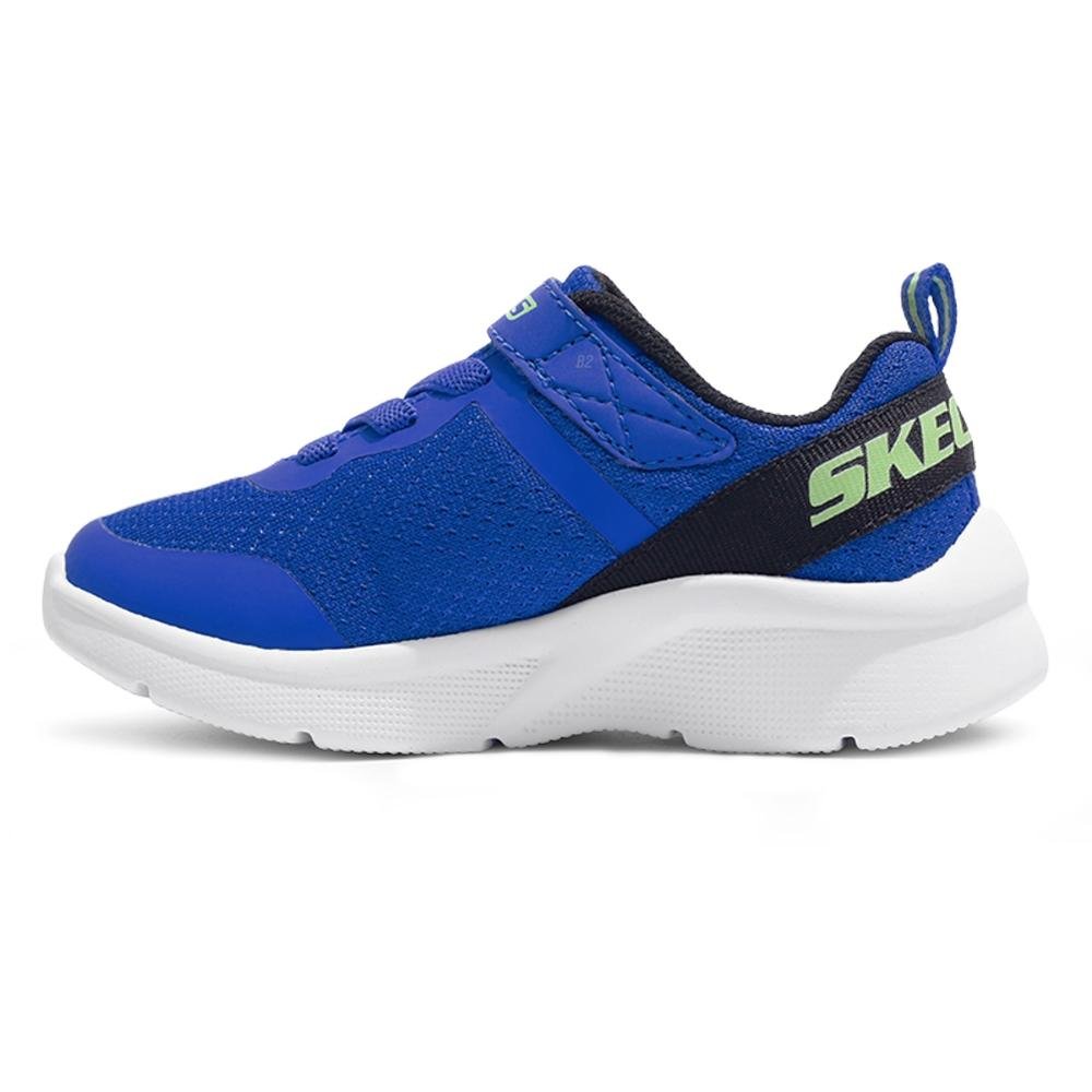 Tênis Skechers Microspec Go Planet Infantil Azul/Preto 2