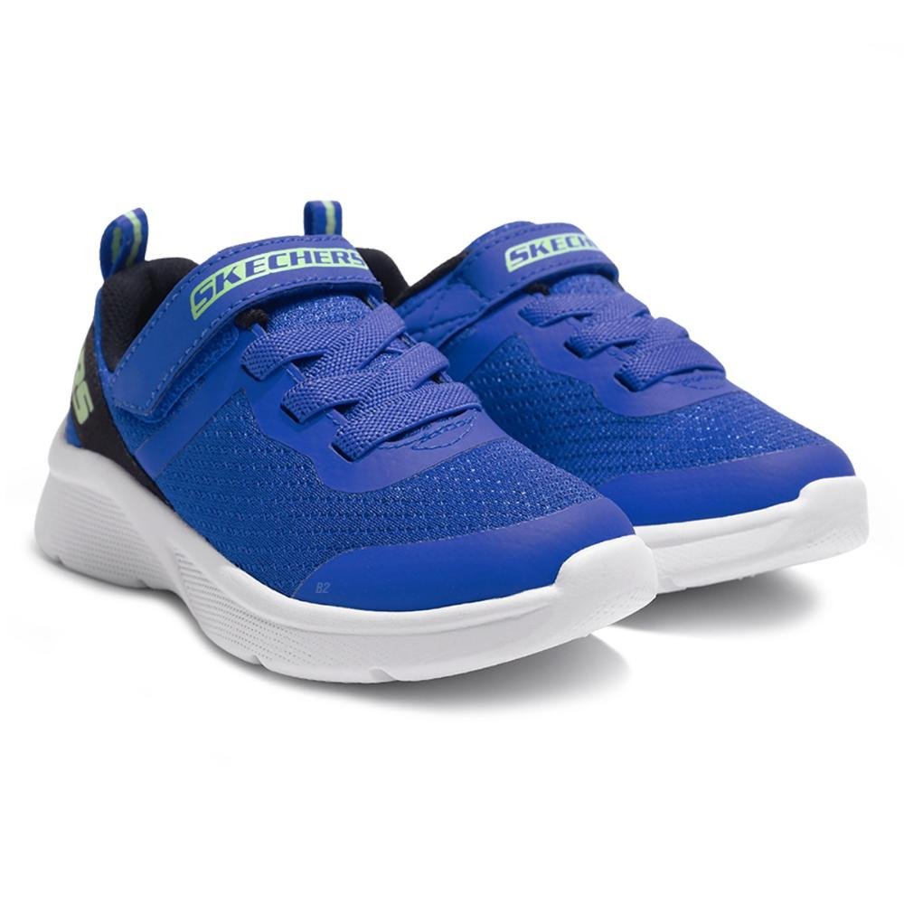 Tênis Skechers Microspec Go Planet Infantil Azul/Preto 3
