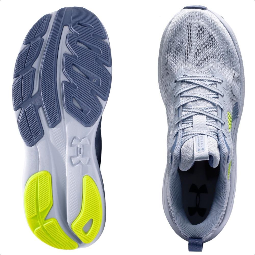 Tênis Under Armour Charged Endless Masculino Azul Claro/Verde 6