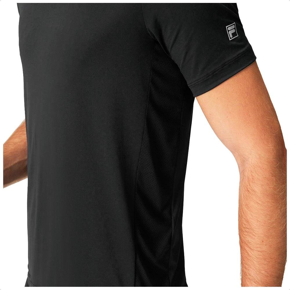 Camiseta Fila Performa Wind Masculina Preto 5