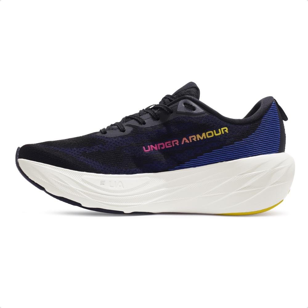 Tênis Under Armour Charged Nonstop Unissex Preto/Azul 2