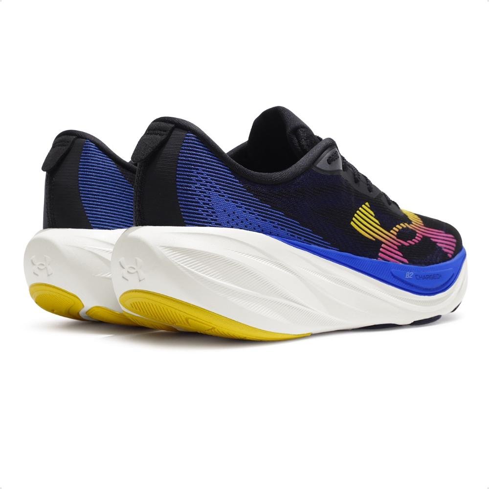 Tênis Under Armour Charged Nonstop Unissex Preto/Azul 5