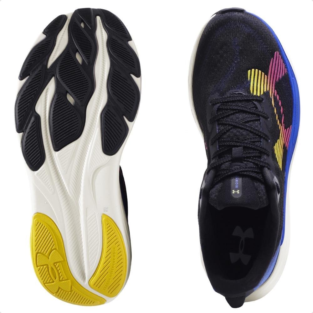 Tênis Under Armour Charged Nonstop Unissex Preto/Azul 6