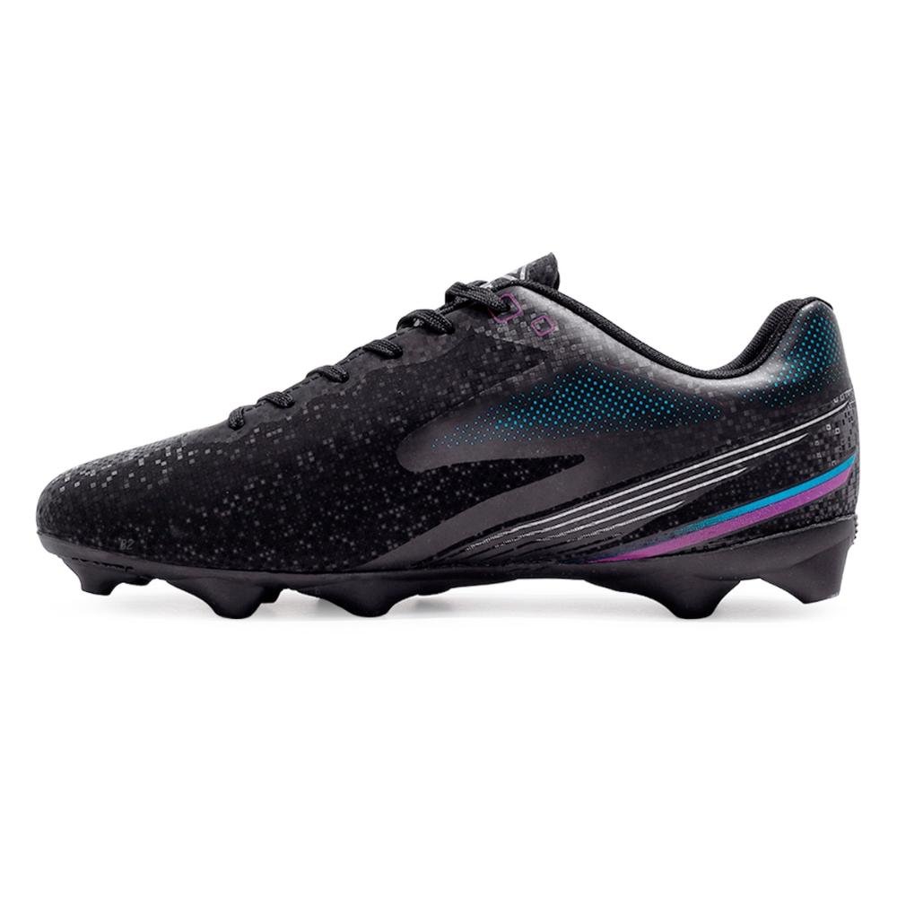 Chuteira Campo Umbro Techno II Masculina Preto/Cinza 2
