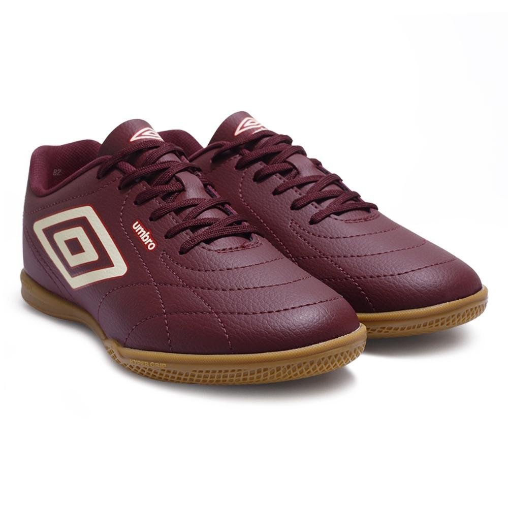 Chuteira Futsal Umbro Class Footballer Masculina Bordô 3