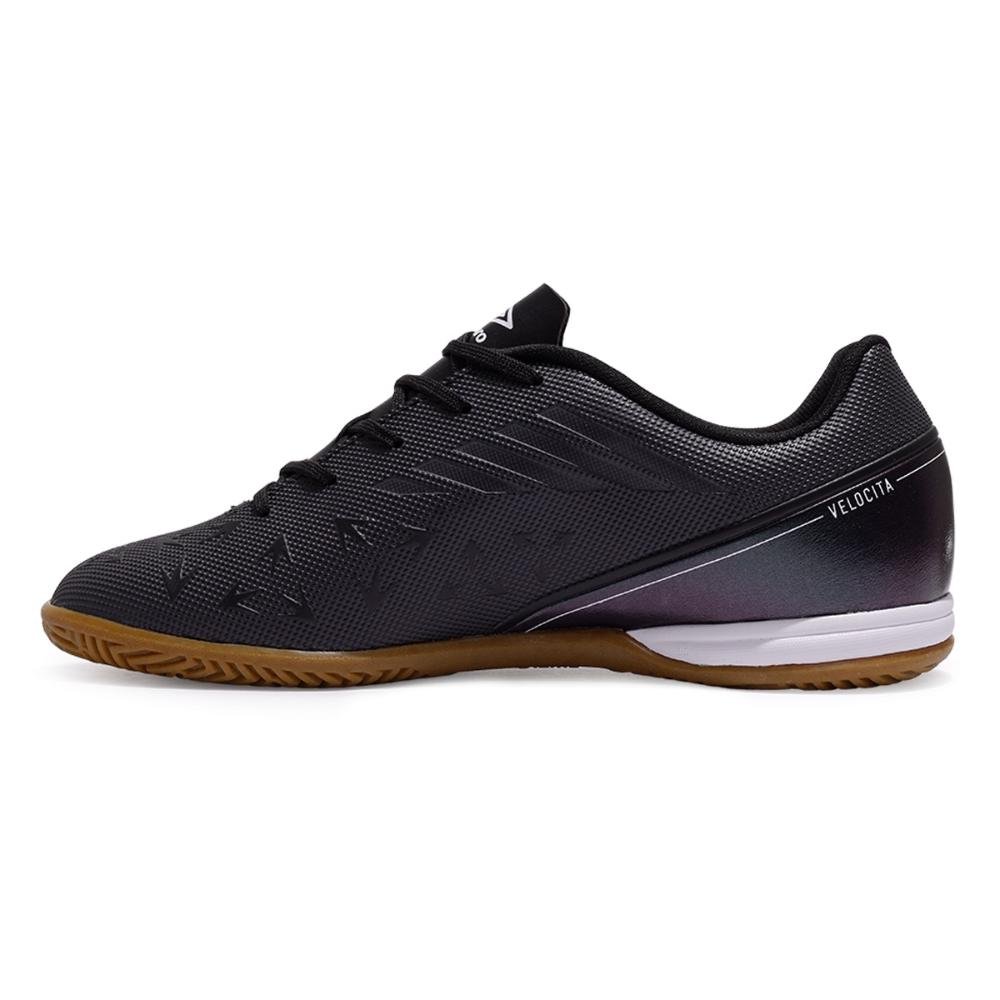 Chuteira Futsal Umbro Velocita Decimo Club Masculina Preto/Branco 2