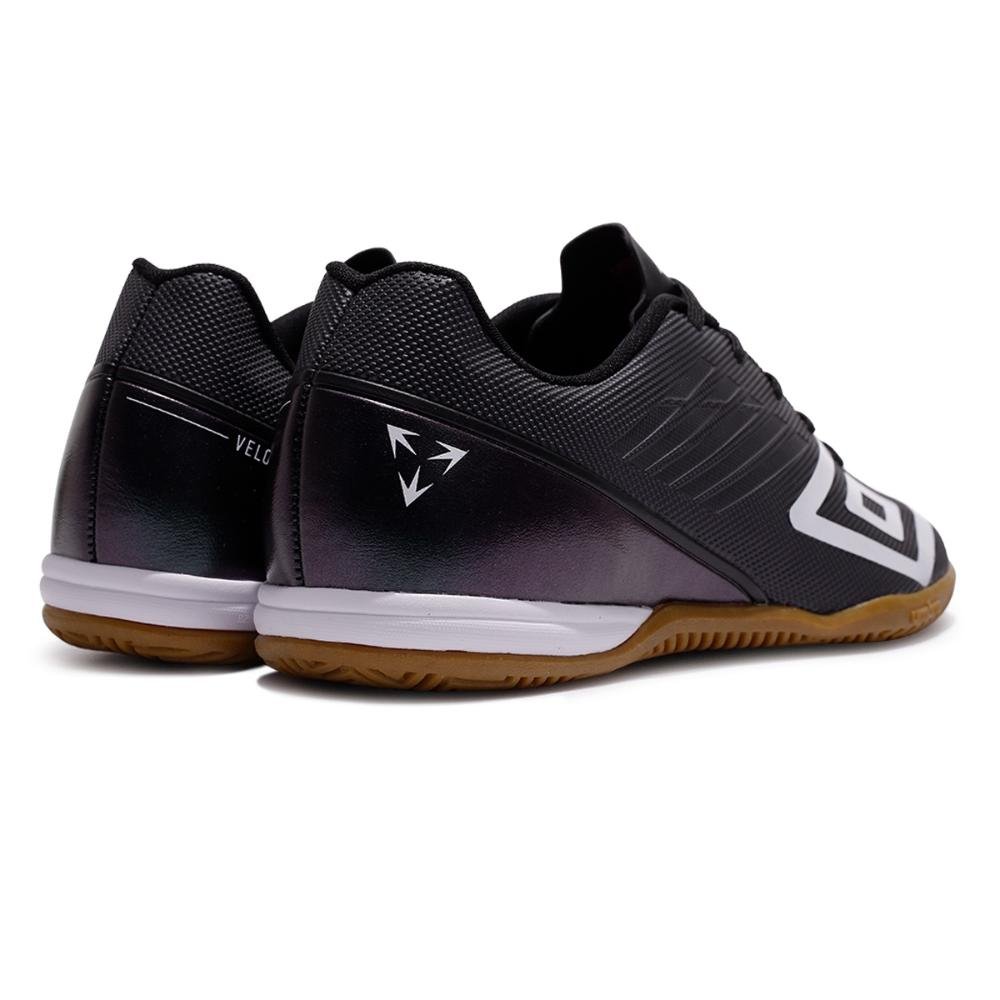 Chuteira Futsal Umbro Velocita Decimo Club Masculina Preto/Branco 5