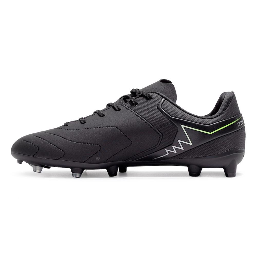 Chuteira Campo Umbro Master Class Club Masculina Preto/Branco 2