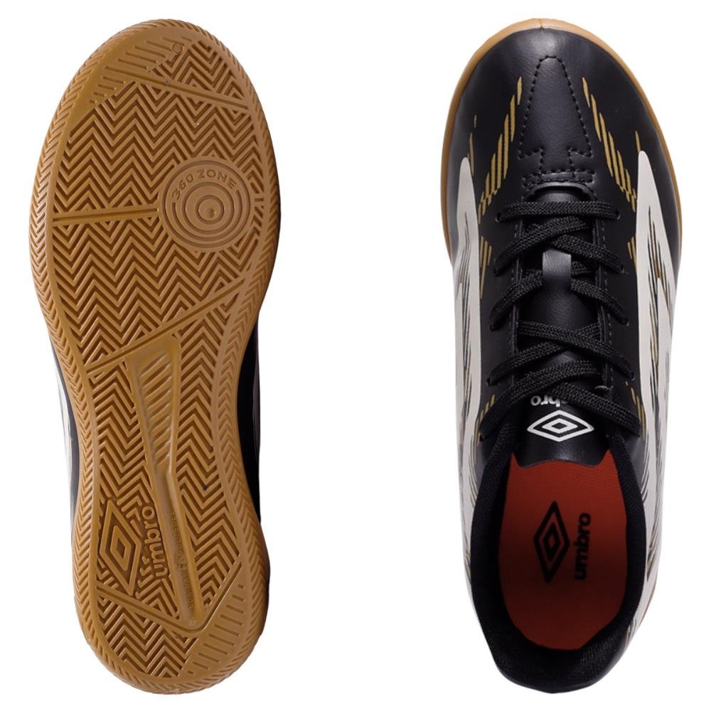 Chuteira Futsal Umbro Invictus Jr Preto 6