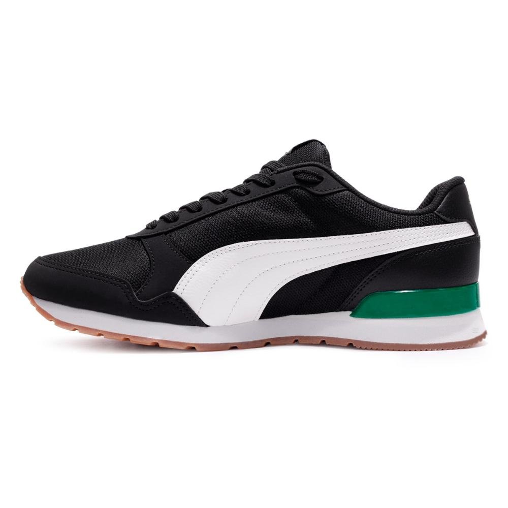 Tênis Puma ST Runner V2 Masculino Preto/Verde 2