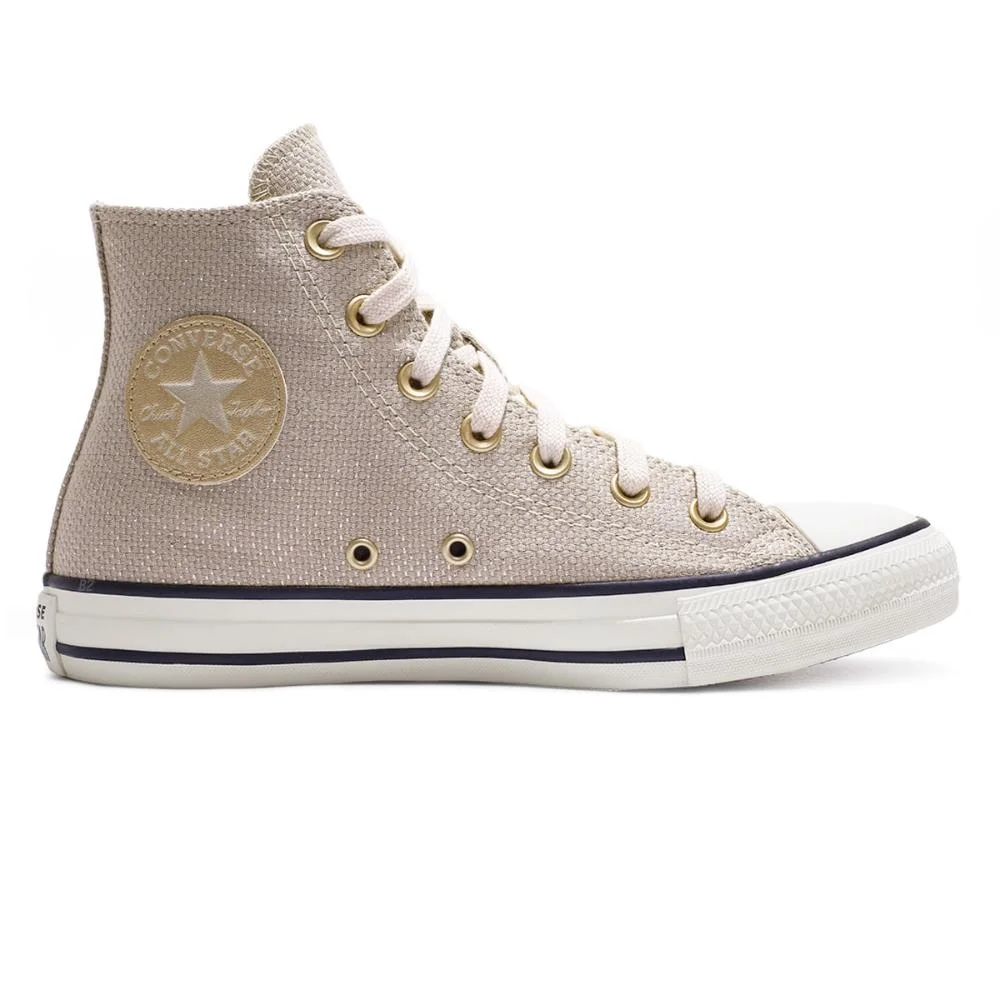 Tênis Converse All Star Chuck Taylor Heathered Sheen Cano Alto Feminino