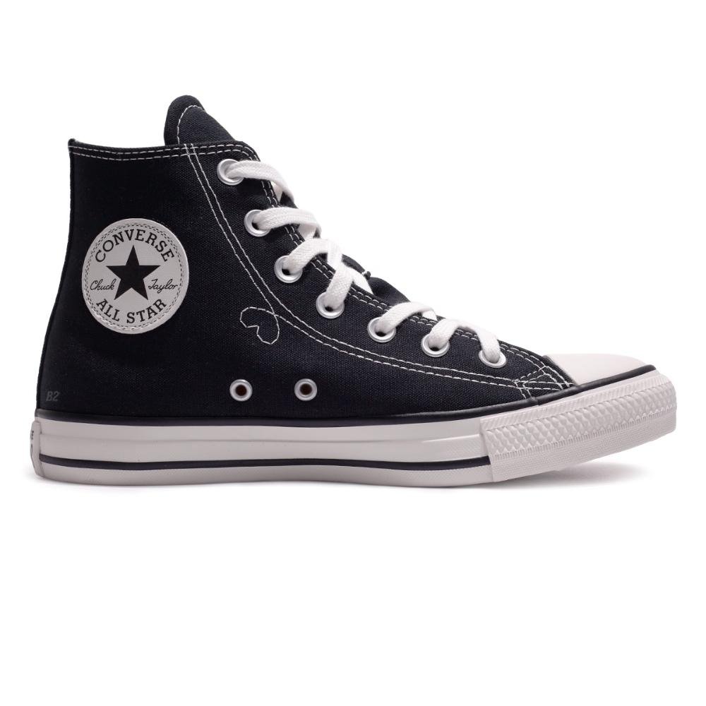 Tênis Converse All Star  InLove Heathered Cano Alto Feminino