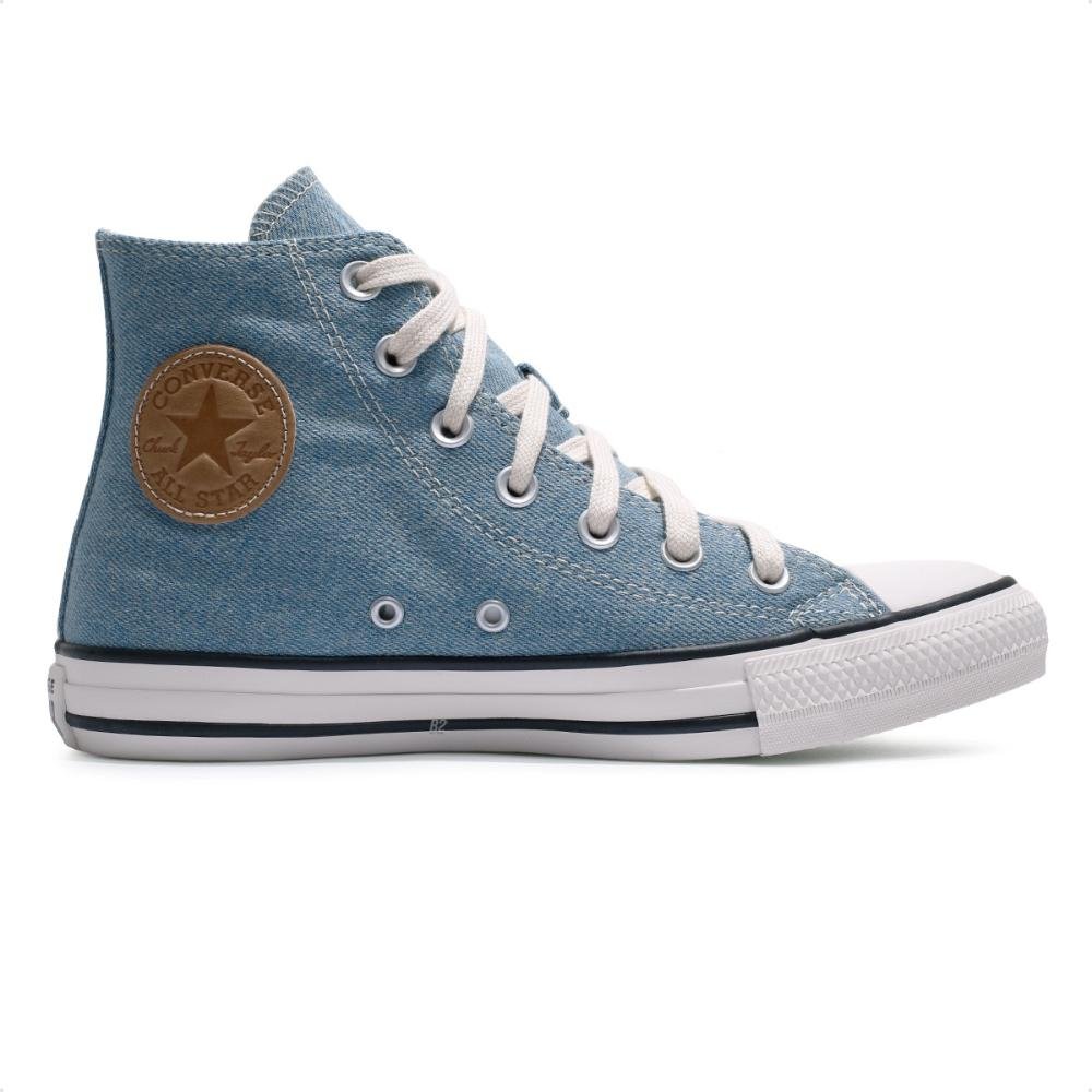 Tênis Converse All Star Chuck Taylor Denim Cano Alto Feminino
