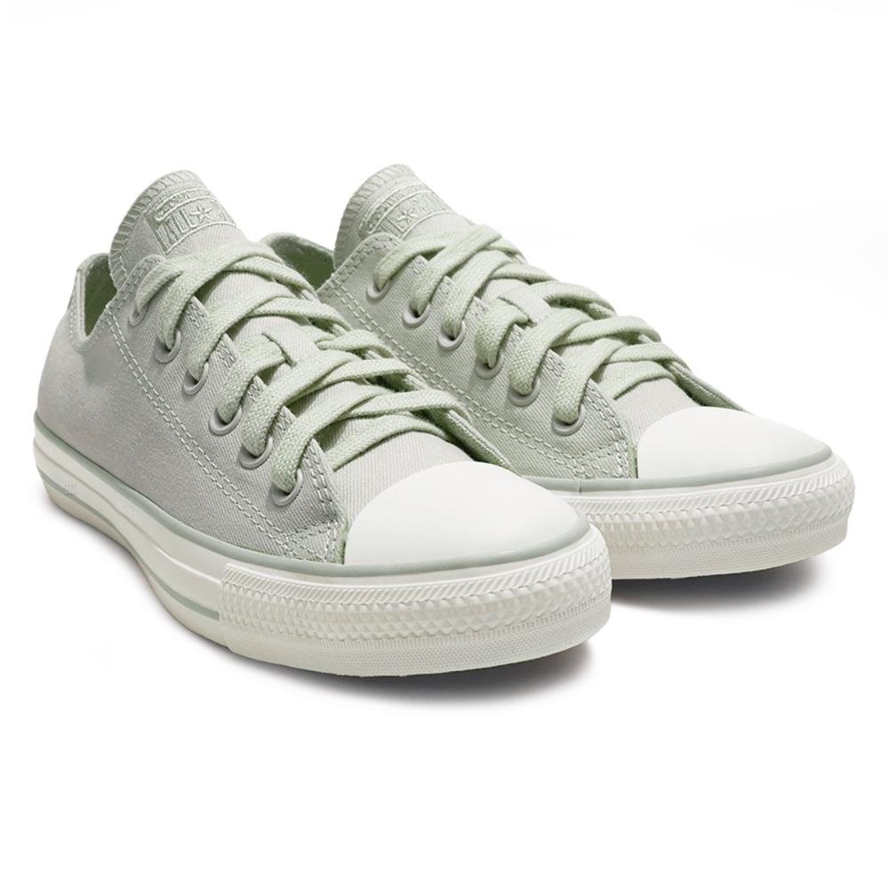 Tênis Converse All Star Cano Baixo Peached Canvas Feminino Verde 3