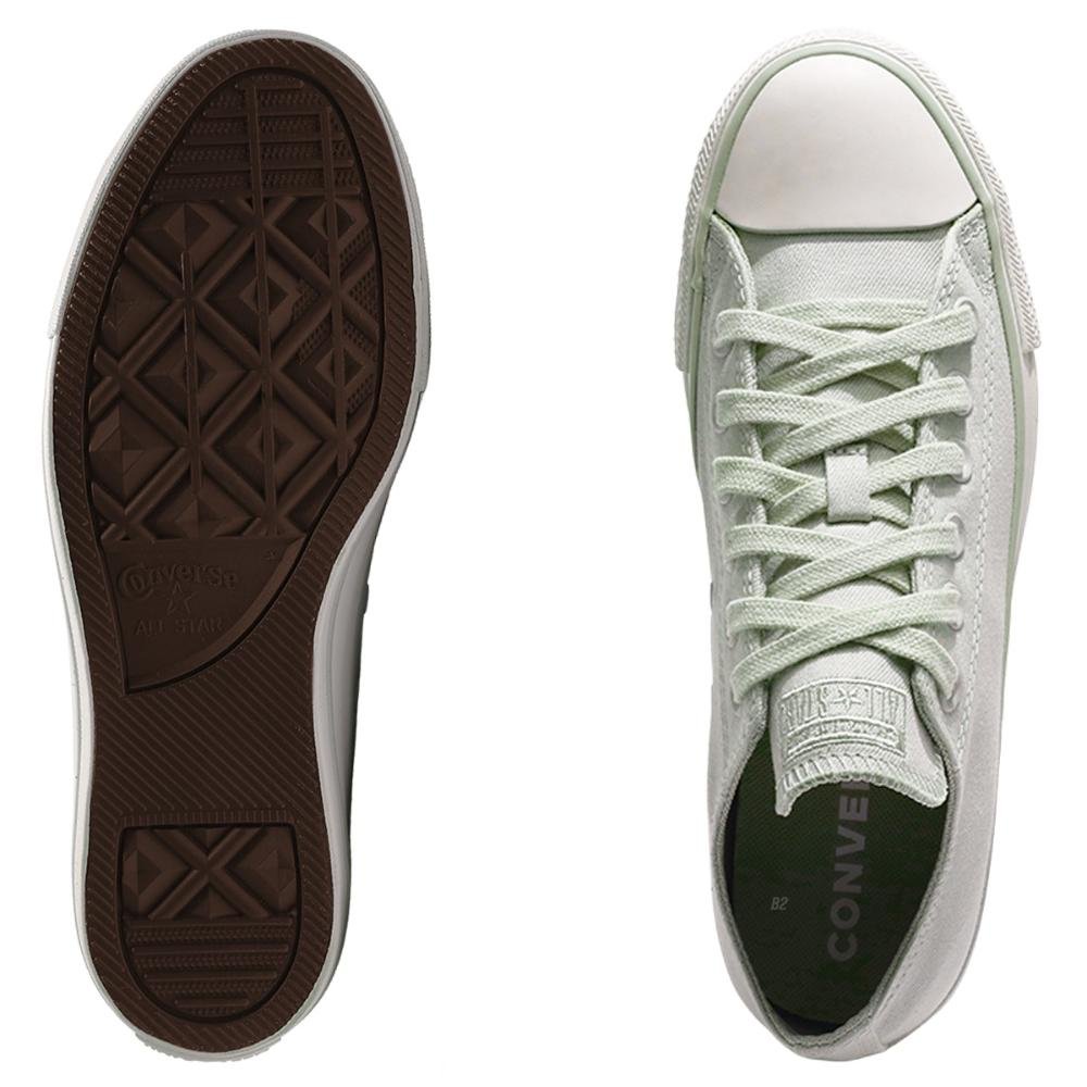 Tênis Converse All Star Cano Baixo Peached Canvas Feminino Verde 5