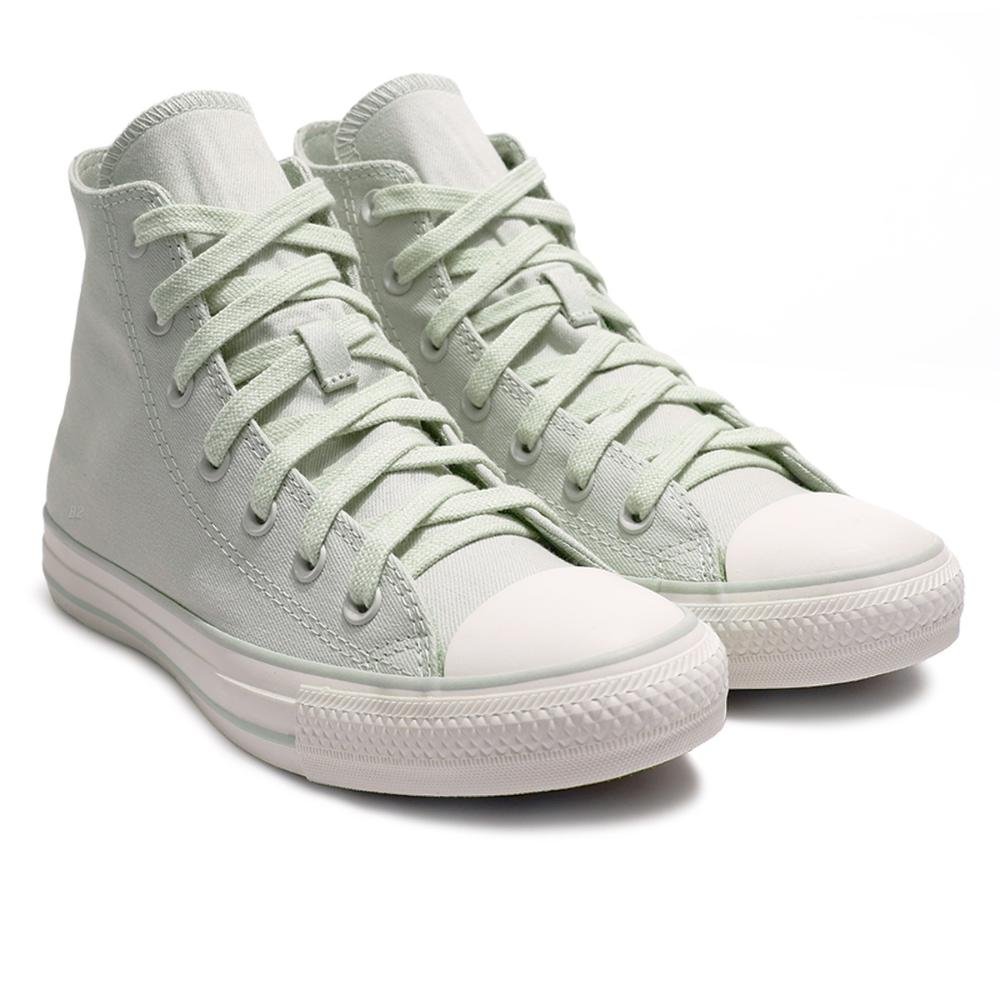 Tênis Converse All Star Cano Alto Peached Chuck Feminino  Verde 3