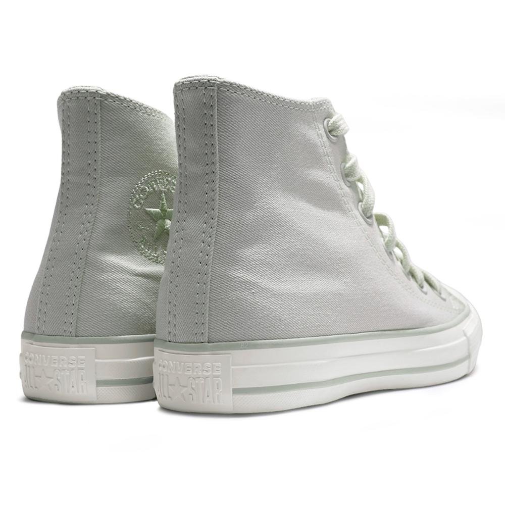 Tênis Converse All Star Cano Alto Peached Chuck Feminino  Verde 4