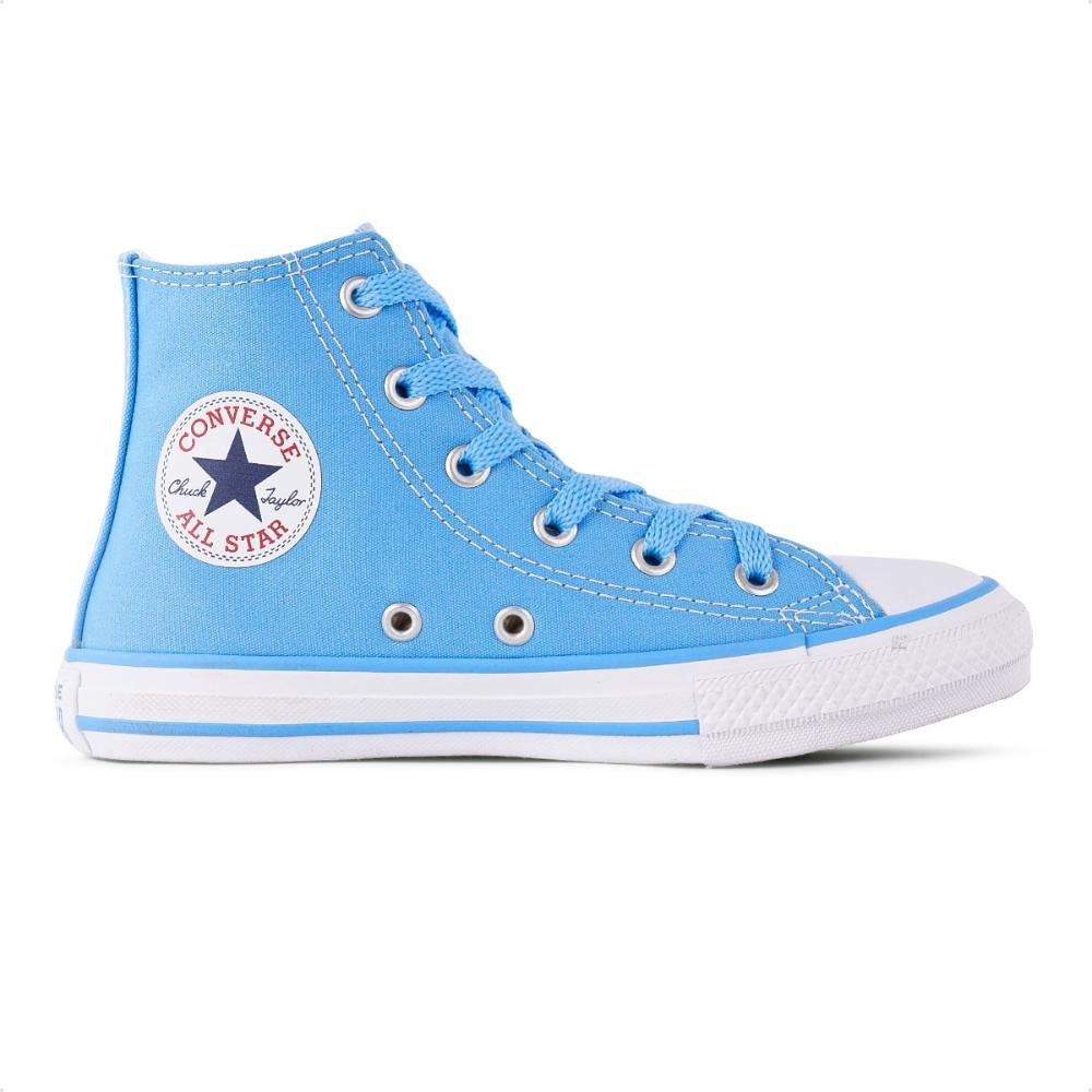Tênis Converse All Star Chuck Taylor Cano Alto X Disney Stitch Juvenil