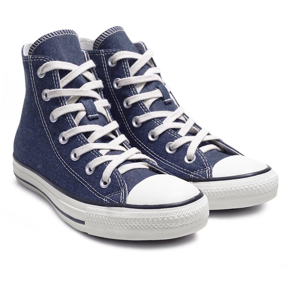 Tênis Converse All Star Denim ChuckTaylor Cano Alto Feminino Azul 3