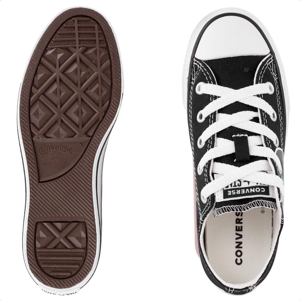 Tênis Converse All Star Chuck Taylor Madison Infantil Cano Médio Preto 6