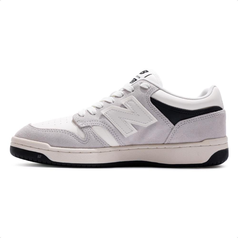 Tênis New Balance 480 Low Unissex Cinza/Preto 2