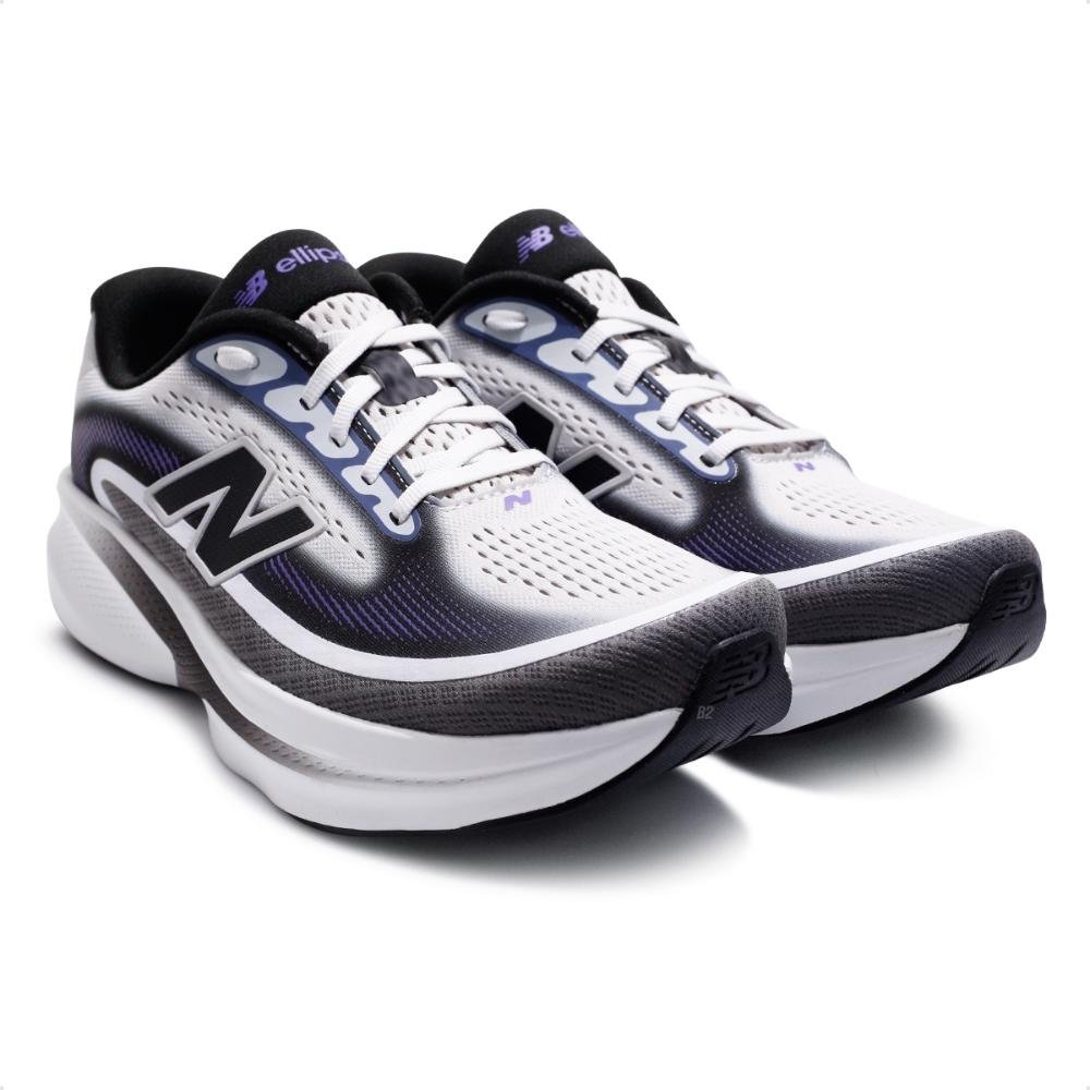 Tênis New Balance de Corrida Fresh Foam Ellipse Masculino Cinza/Roxo 3