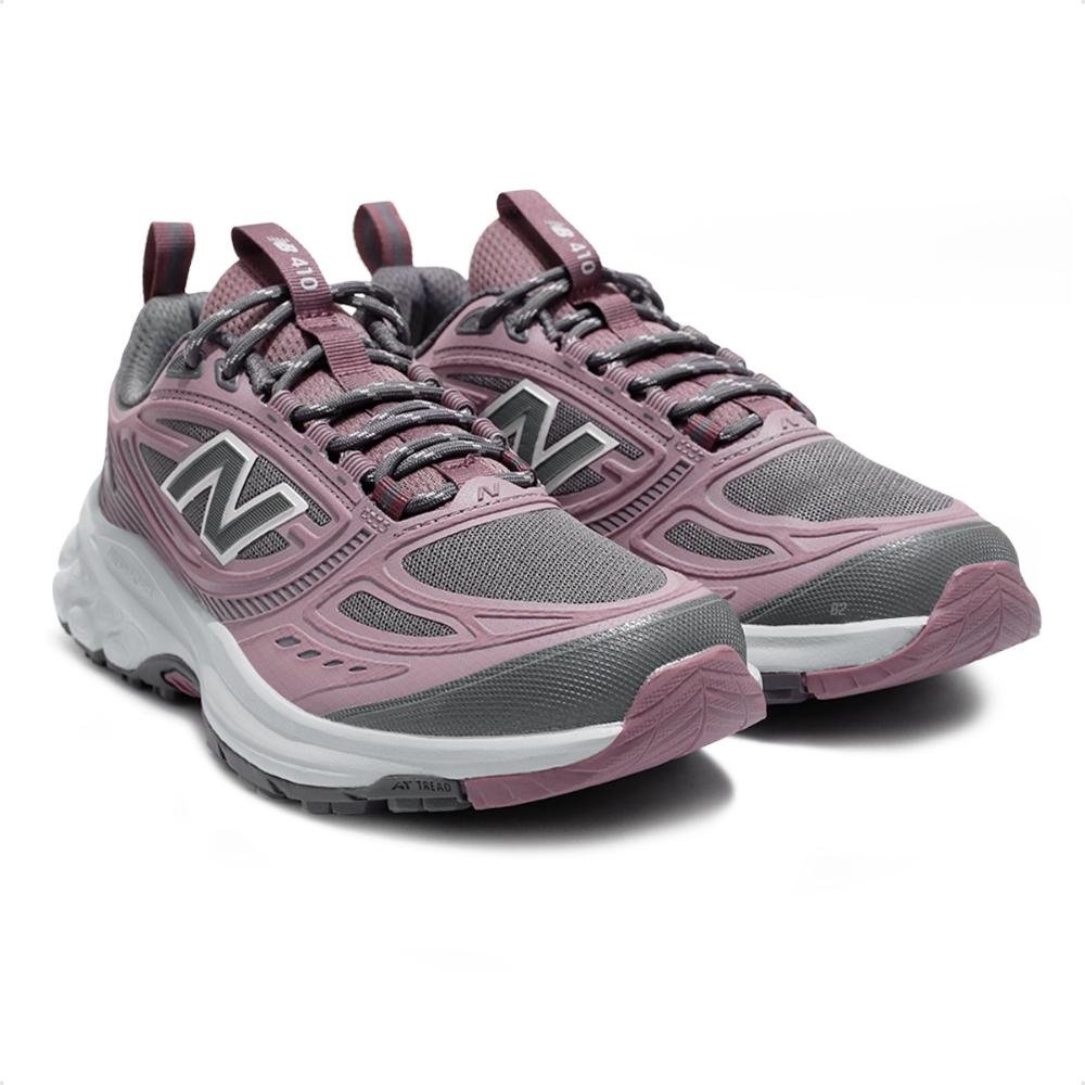 Tênis New Balance 410 V9 Feminino Rosa/Cinza 3