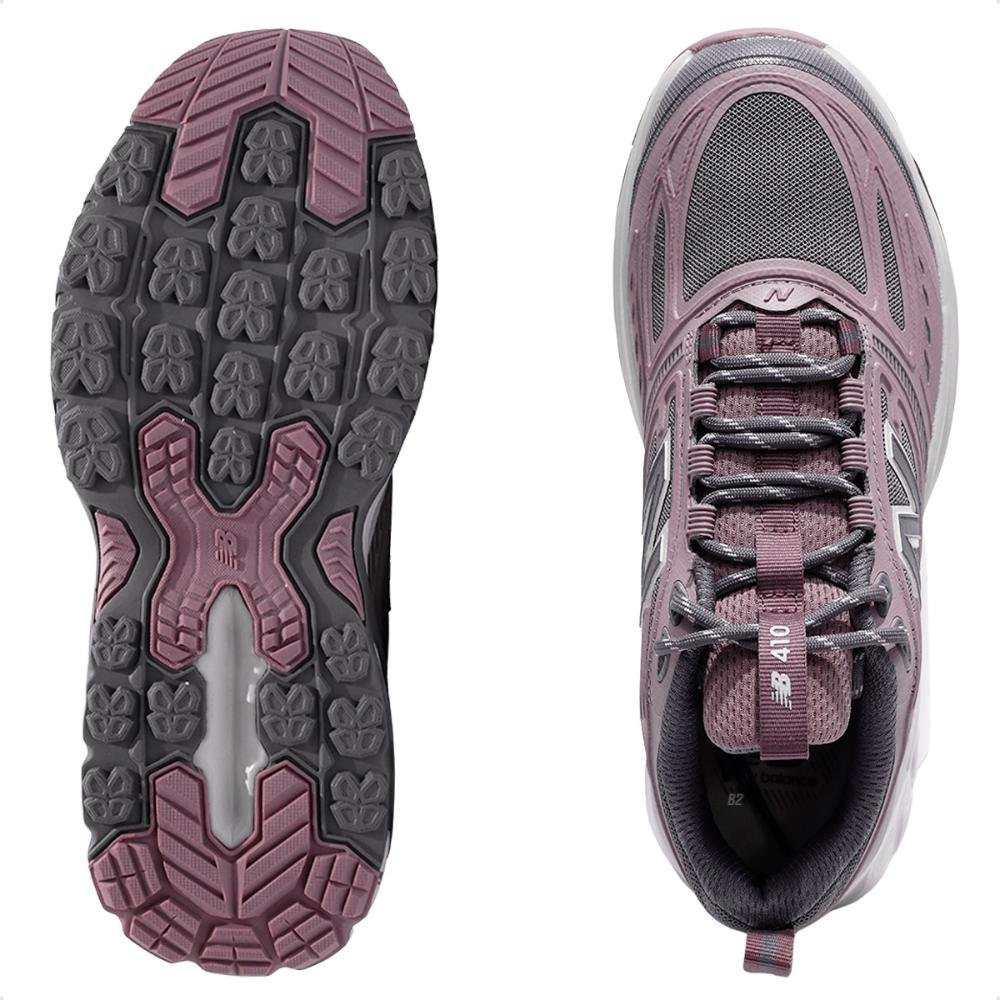 Tênis New Balance 410 V9 Feminino Rosa/Cinza 6