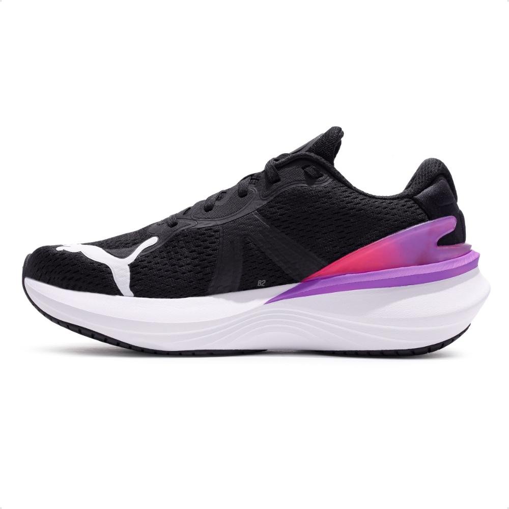 Tênis Puma de Corrida Scend Pro 2 Feminino Preto/Rosa 2