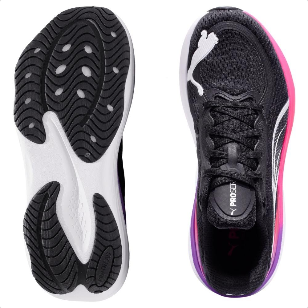 Tênis Puma de Corrida Scend Pro 2 Feminino Preto/Rosa 6