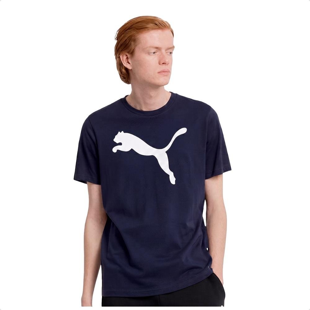Camiseta Puma ESS Logo Poly Tee Masculina