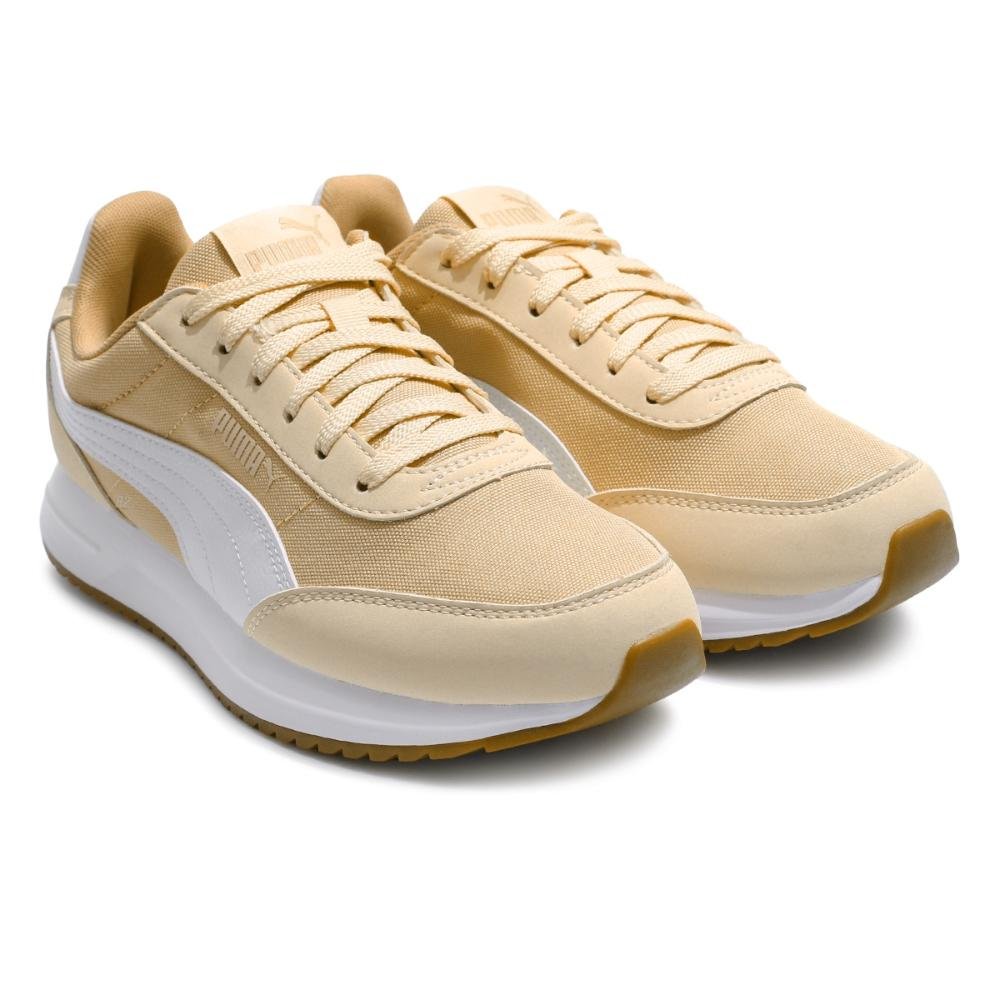 Tênis Puma Lightwind Feminino Bege/Branco 3