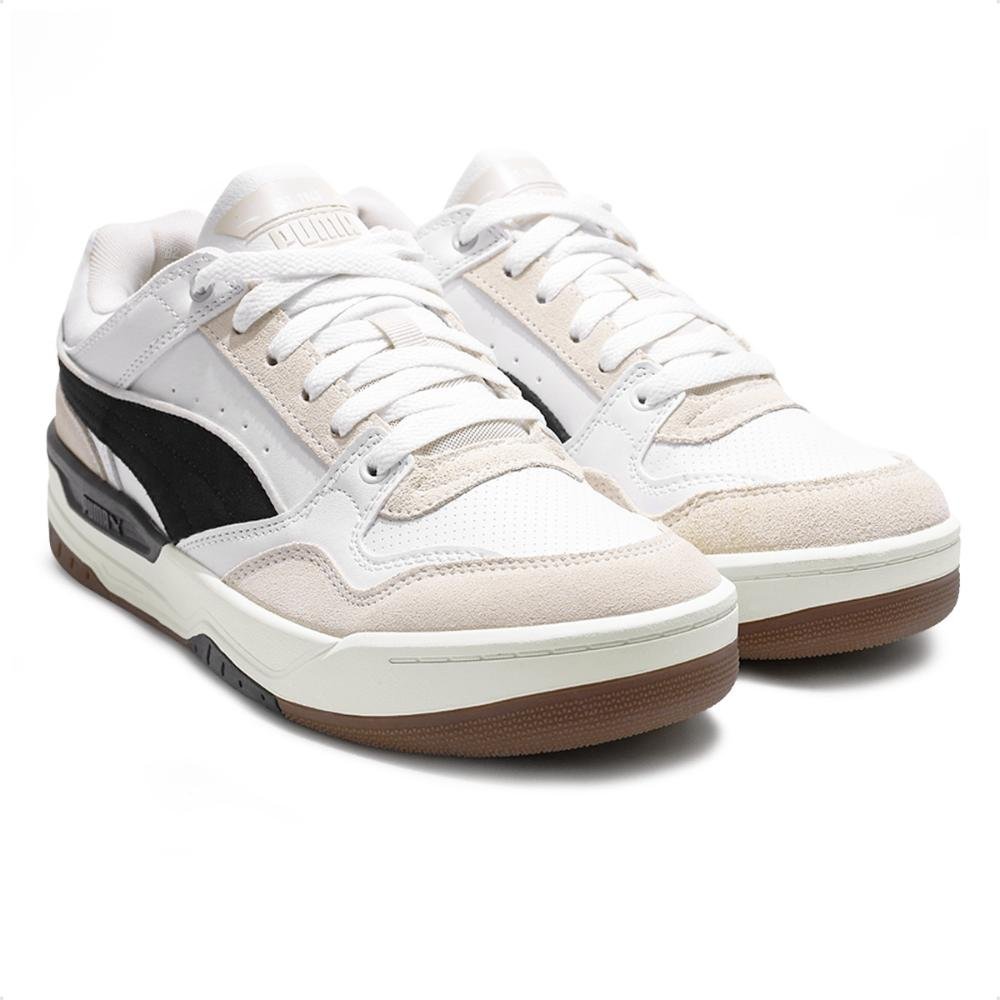 Tênis Puma Rebound Retro Branco/Bege 3