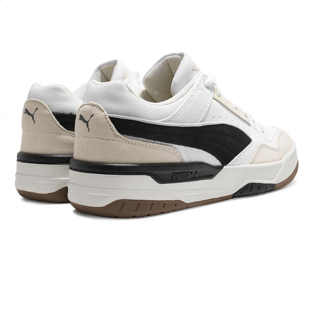 Tênis Puma Rebound Retro Branco/Bege 5