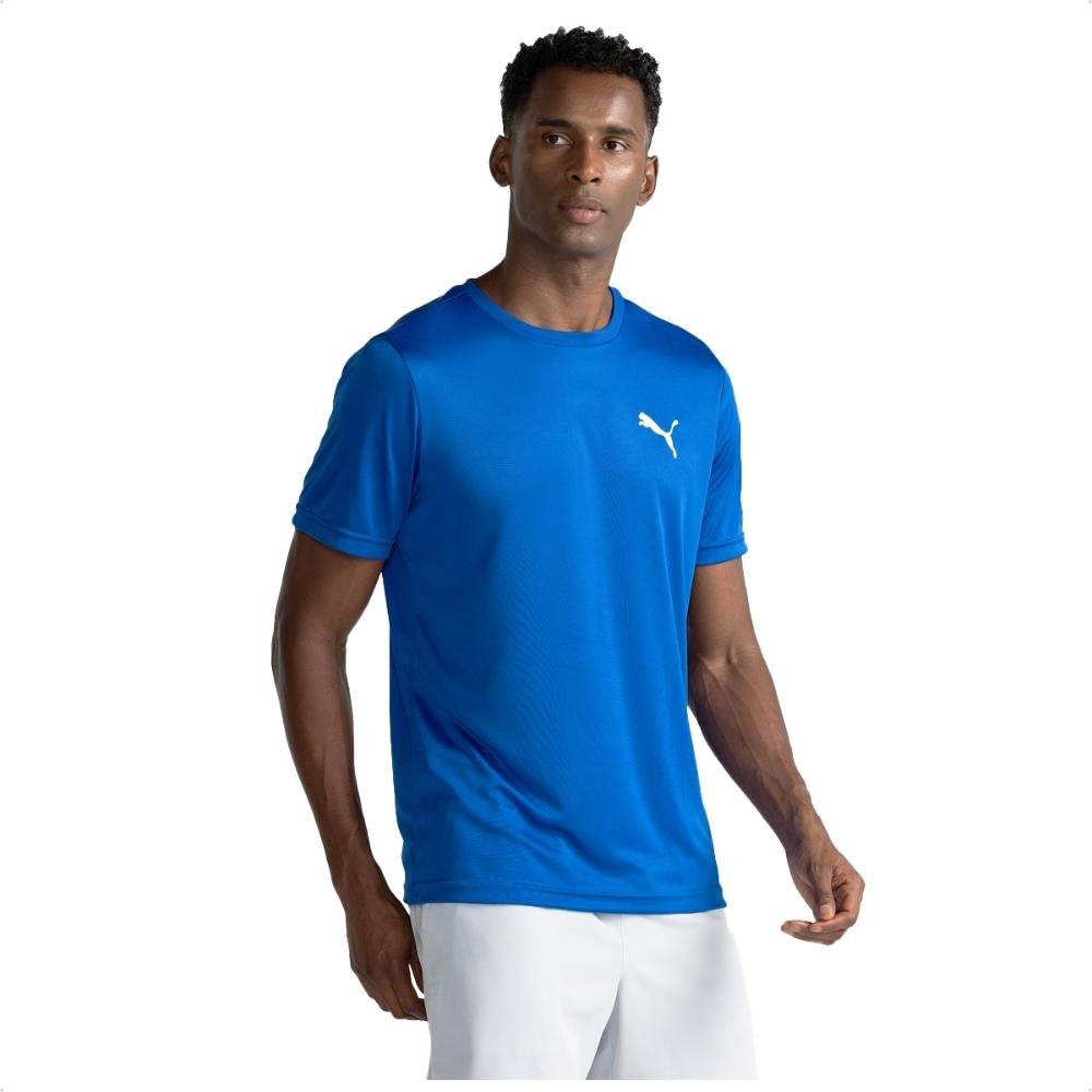 Camiseta Puma Essentials Logo Poly Tee Masculina