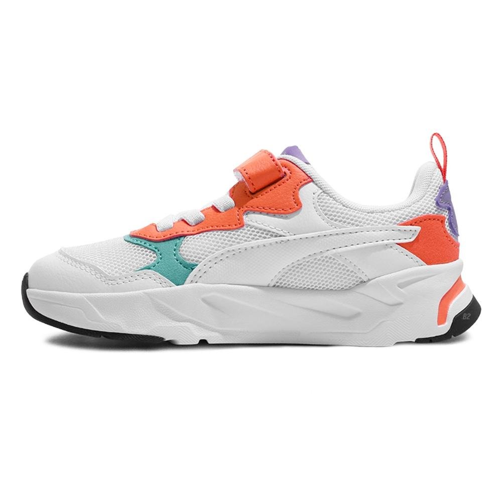Tênis Puma Trinity Juvenil Branco/Laranja 2