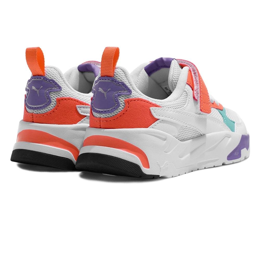 Tênis Puma Trinity Juvenil Branco/Laranja 5