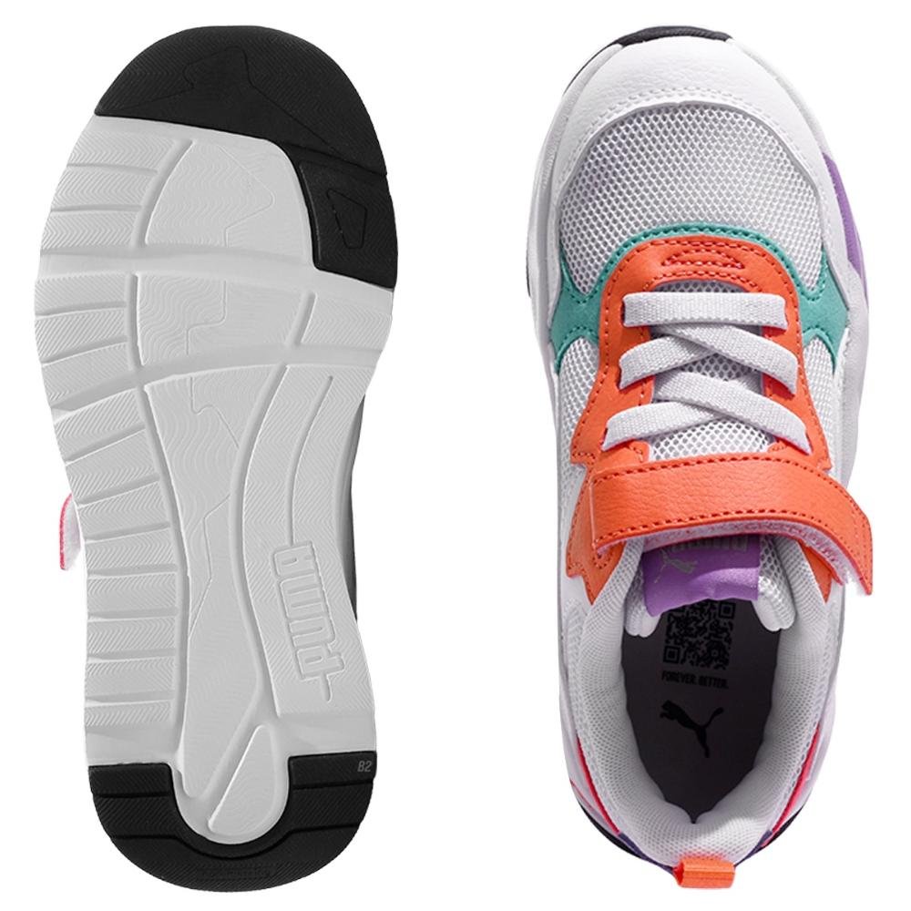 Tênis Puma Trinity Juvenil Branco/Laranja 6