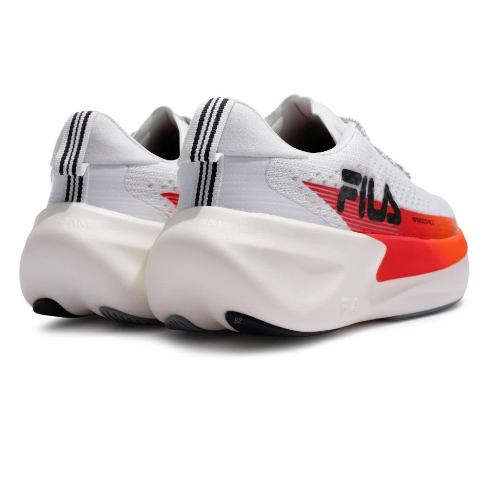 Tênis Fila Speedzone 2 Masculino Branco/Laranja 5