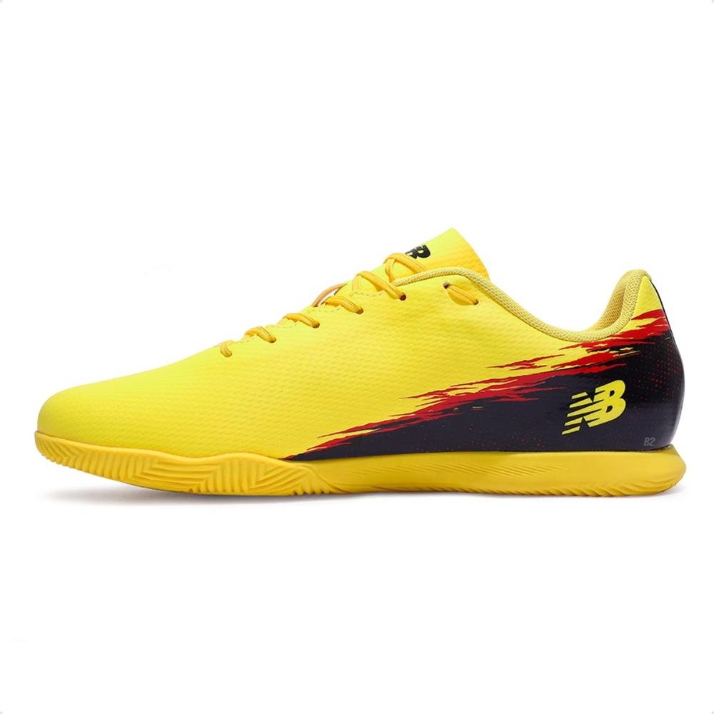 Chuteira Futsal New Balance Furon Club Id Unissex Amarelo / Preto 2