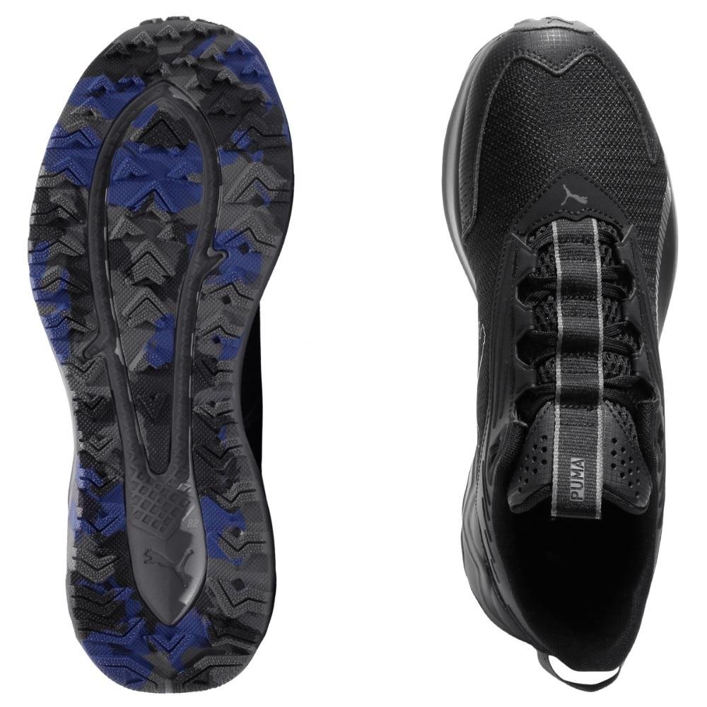 Tênis Puma Extend Lite Trail Masculino Preto/Azul 6