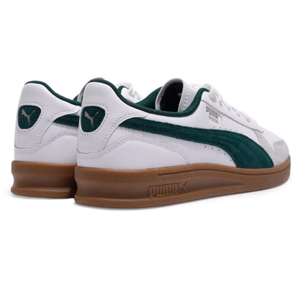 Tênis Puma Indoor Unissex Branco/Verde 5