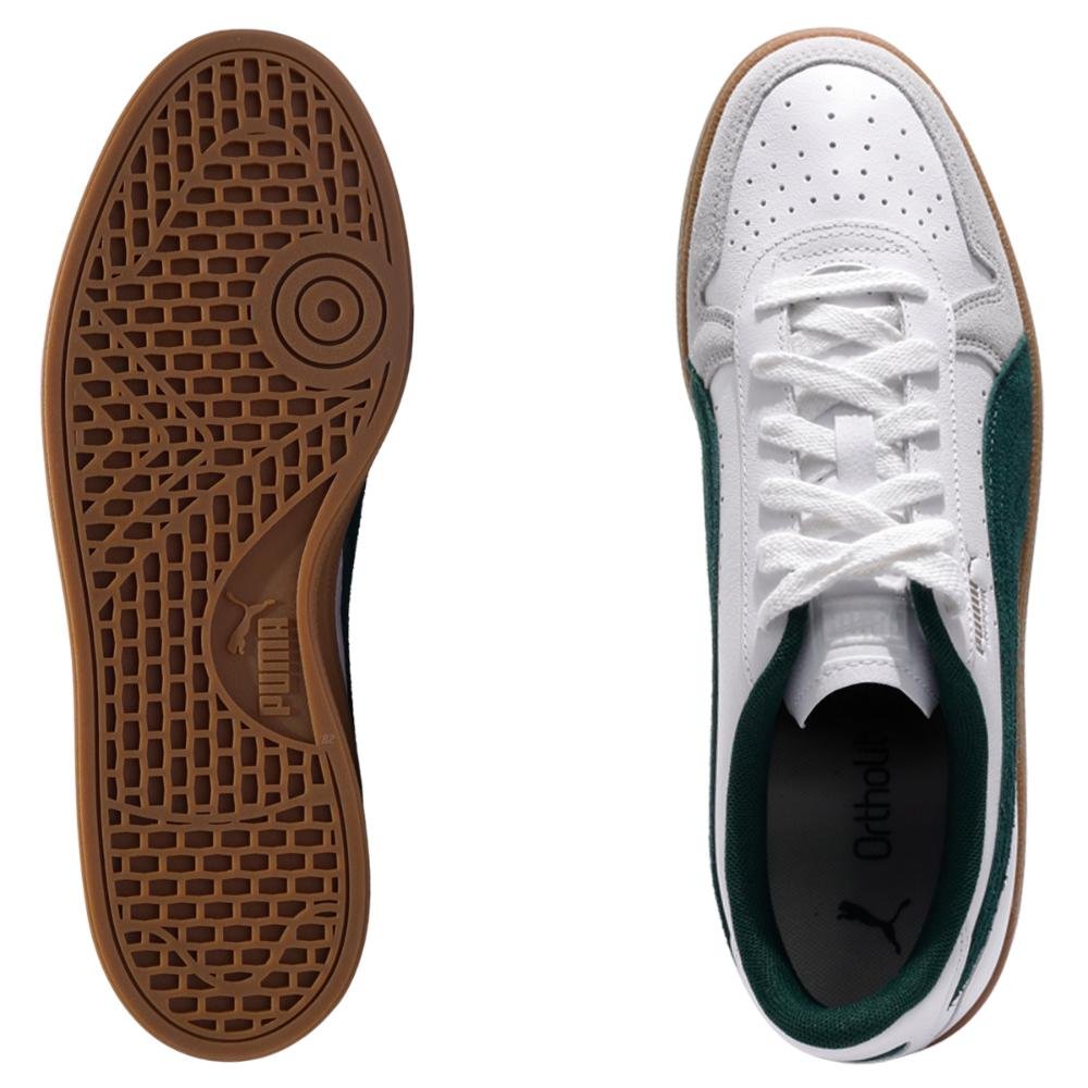 Tênis Puma Indoor Unissex Branco/Verde 6